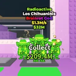 Radioactive Los Chihuaninis 1.3 M s (Brainrot God персонаж)