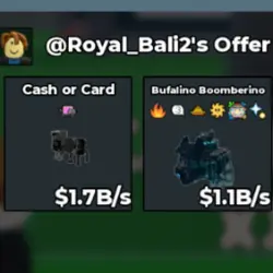 2.8B s Bundles Cash or Card 1.7B Phantom + Bufalino Boomberino 1.1B Cyber (Набор) | Steal a Brainrot