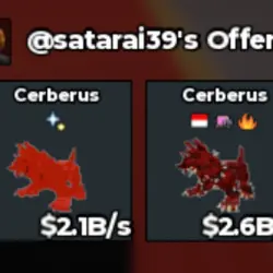 Cerberus rainbow 1trait + cerberus 3 trait Total 4.7B s BUNDLES easy trade at plaza (Набор) | Steal