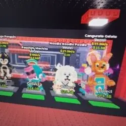 Packes new RNG machine Cangurato Gelato, Noodle Noodle Poodle , Peschito Machito and Pogo Pogo Pengu