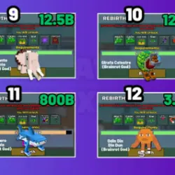 REBIRTH 6 - 7 - 8 - 9 - 10 - 11 - 12 - 13 - 14 - 15 Materials Items x10 Brainot (Предмет) | Steal a