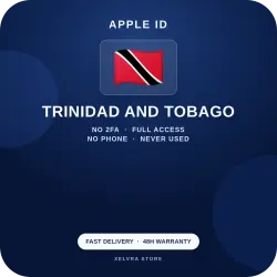 Apple ID Тринидад и Тобаго | App Store | Без 2FA |  | Полный доступ