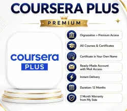 Coursera Premium 12 Months Access, Unlimited Learning, Unlimited Courses, Learning-Personalized Cert