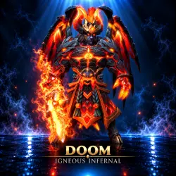 Doom - Igneous Infernal | Dota 2 | Подарком | "Павшая корона" 2024: Collector`s Cache 2