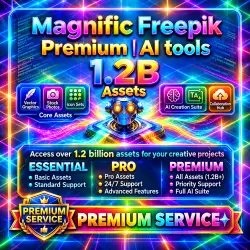 Magnific Freepik Premium/ Plus/ Essential/Pro AI Image| 1–12 мес | 10 ОФИЦИАЛЬНО
