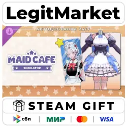 DLC Maid Cafe Simulator: Frosty Dress (Yuki) / Steam АВТО / РУ + МИР