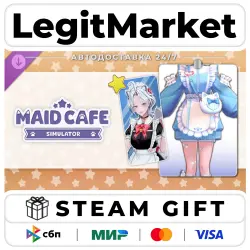 DLC Maid Cafe Simulator: Jersey Maid Uniform (Yuki) / Steam АВТО / РУ + МИР