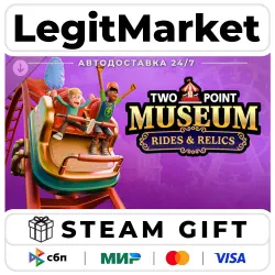 DLC Two Point Museum: Rides & Relics / Steam АВТО / РУ + МИР