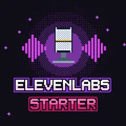 Подписка ElevenLabs Starter (1 месяц) | Официальное продление | AI Голос