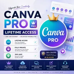 Canva pro 12 month With warranty Lifetime