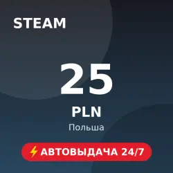 Steam Wallet 25 PLN (Польша) Автовыдача 24/7