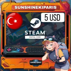 Steam Wallet TR* Подарочная карта 5 USD | Код | Автодоставка