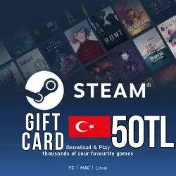 Steam Wallet TR* Подарочная карта 50 USD | Код | Автодоставка