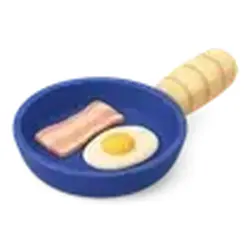 Bacon and Eggs Throw Toy ADM Adopt Me