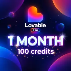 Lovable Pro - 1 месяц 100 кредитов