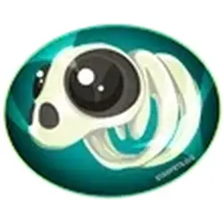 Sea Skeleton Panda ADM Adopt Me