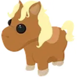 Shetland Pony Light Brown ADM Adopt Me