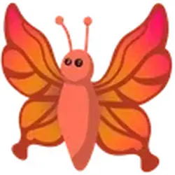 Scarlet Butterfly GAG2 Grow a Garden 2