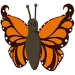 Orange Butterfly ADM Adopt Me