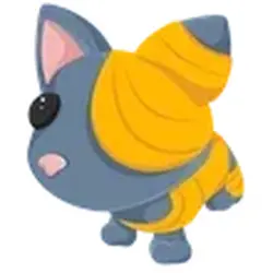 Halloween Golden Mummy Cat ADM Adopt Me