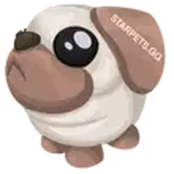 Snowball Pug ADM Adopt Me