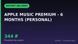 APPLE MUSIC PREMIUM - 6 MONTHS (PERSONAL)