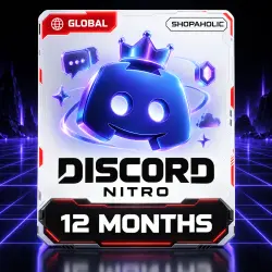 Discord Nitro — 12 месяцев | Для любых аккаунтов