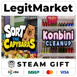 Capybaras X Konbini Cleanup / Steam АВТО / РУ + МИР