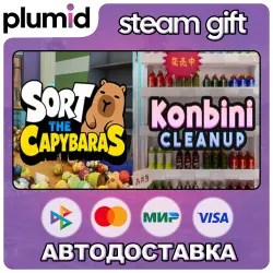 Capybaras X Konbini Cleanup Steam Gift / Россия + МИР / АВТО