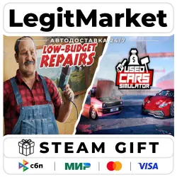 Low-Budget Repairs and Used Cars Simulator / Steam АВТО / РУ + МИР