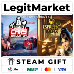 Used Cars Simulator and Espresso Tycoon / Steam АВТО / РУ + МИР
