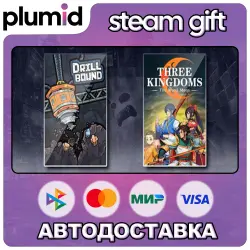 Drillbound & Three Kingdoms: The Blood Moon Steam Gift / Россия + МИР / АВТО