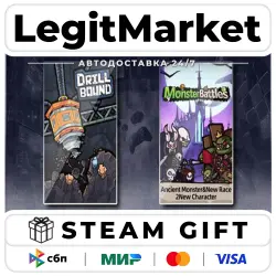 Drillbound & Monster Battles / Steam АВТО / РУ + МИР