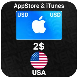 Подарочная карта Apple iTunes 2 USD (USA)