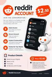 Аккаунт Reddit — цифровой продукт | $2.50