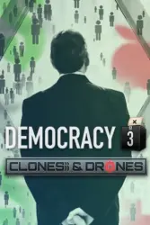 Democracy 3: Clones and Drones DLC PC Steam Key GLOBAL