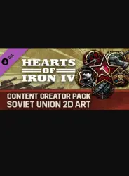 Hearts of Iron IV: Content Creator Pack - Soviet Union 2D Art DLC PC Steam Key GLOBAL