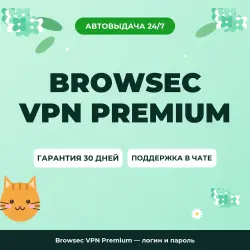 Browsec VPN Premium — логин и пароль