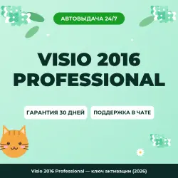 Visio 2016 Professional — ключ активации (2026)