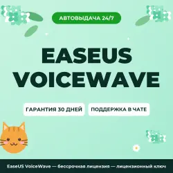 EaseUS VoiceWave — бессрочная лицензия — лицензионный ключ