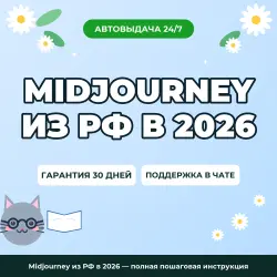 Midjourney из РФ в 2026 — полная пошаговая инструкция