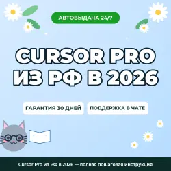 Cursor Pro из РФ в 2026 — полная пошаговая инструкция