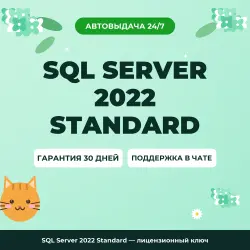 SQL Server 2022 Standard — лицензионный ключ