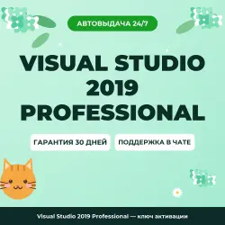 Visual Studio 2019 Professional — ключ активации