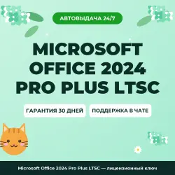 Microsoft Office 2024 Pro Plus LTSC — лицензионный ключ