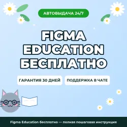 Figma Education бесплатно — полная пошаговая инструкция