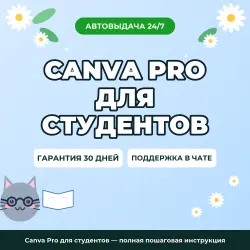 Canva Pro для студентов — полная пошаговая инструкция