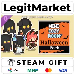 DLC Mini Cozy Room : Lo-Fi - Halloween Pack / Steam АВТО / РУ + МИР