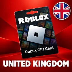 Карты пополнения Roblox Robux UK (Великобритания)