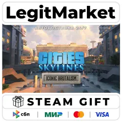 DLC Cities: Skylines - Content Creator Pack: Iconic Brutalism / Steam АВТО / РУ + МИР